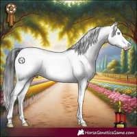 Horse Color:Buckskin Dun Tobiano Snowflake VarnishRabicano 