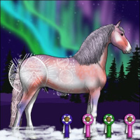Horse Color:Watercolor Silver Brown Onyx 