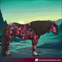 Horse Color:Liver Chestnut Tobiano 