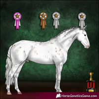 Horse Color:White Spotted Silver Brown Dun Sabino