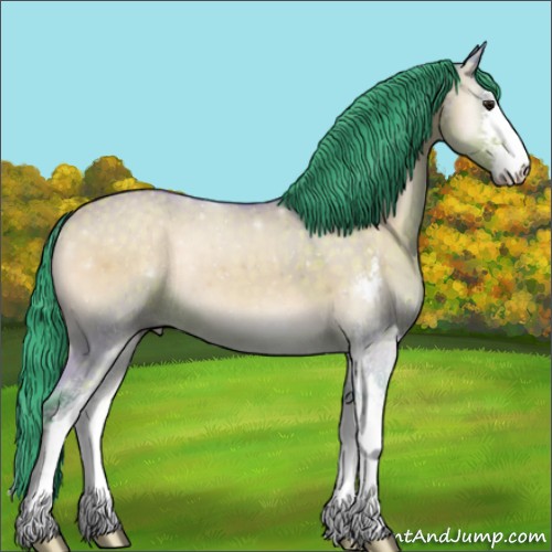 Horse Color:Watercolor Buckskin Onyx Sabino 