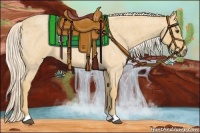 Horse Color:Palomino Roan 