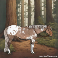 Horse Color:White Spotted Silver Brown Dun Tobiano Appaloosa