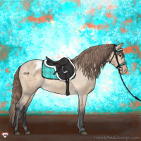 Horse Color:Bay Dun Varnish 