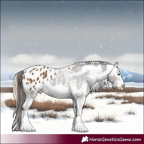 Horse Color:Liver Chestnut Sabino Tobiano Appaloosa Rabicano  and Chocolate Palomino Tobiano Appaloosa 
