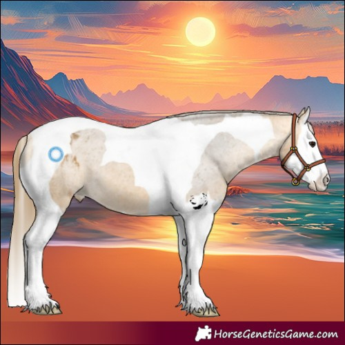 Horse Color:Buckskin Splash Tobiano Appaloosa 