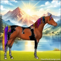 Horse Color:Painted Brown Tobiano 