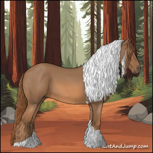 Horse Color:Red Roan Tobiano