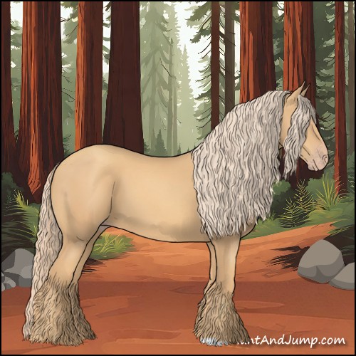 Horse Color:Gold Champagne