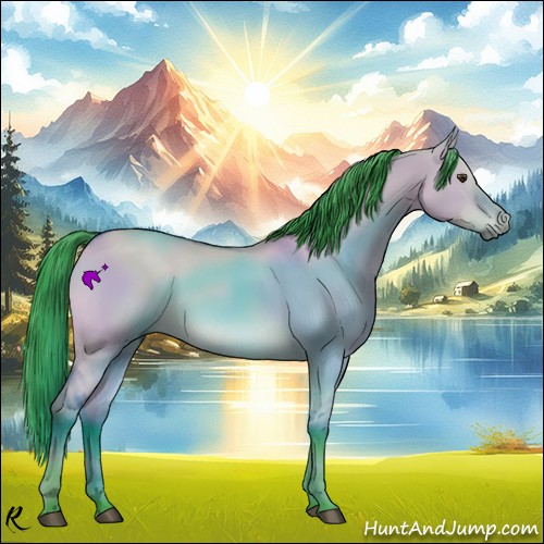 Horse Color:Watercolor Bay Dun