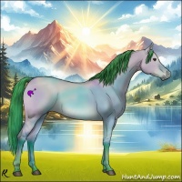 Horse Color:Watercolor Bay Dun 