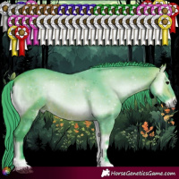 Horse Color:Watercolor Brown Onyx 
