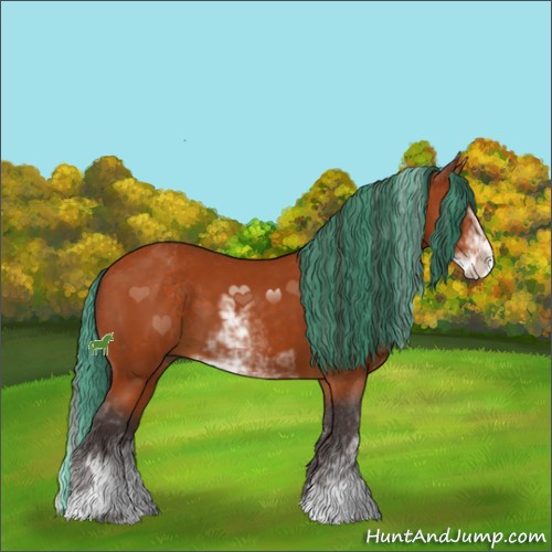 Horse Color:Painted Buckskin Sabino 