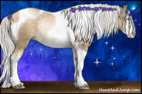 Horse Color:Silver Buckskin Pearl Sabino Tobiano Rabicano 