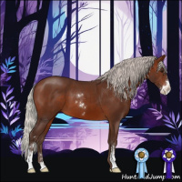 Horse Color:Silver Brown Sabino 