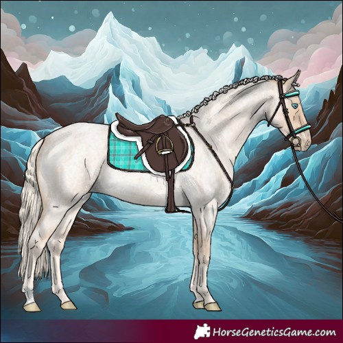 Horse Color:Cremello Roan