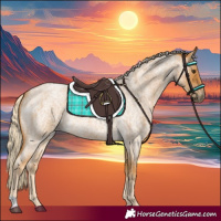 Horse Color:Palomino Roan 