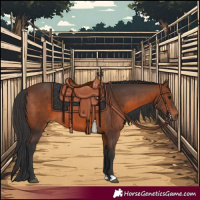 Horse Color:Brown 