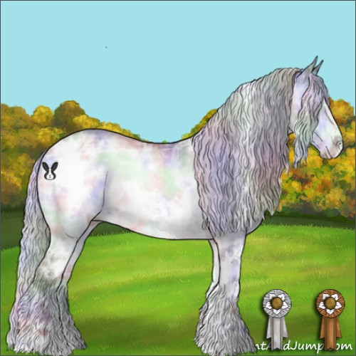 Horse Color:Nacre White Spotted Chocolate Silver Brown Chinchilla Ice Onyx 