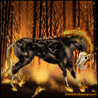 Horse Color:Void Silver Black Tobiano Frame 