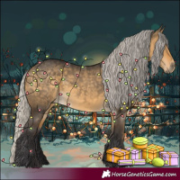 Horse Color:Silver Buckskin Dun