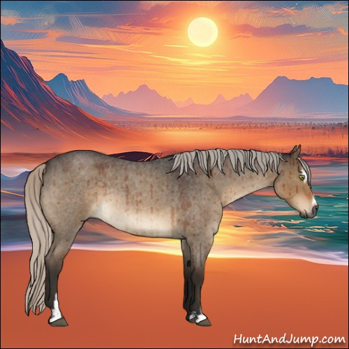 Horse Color:Gray Silver Brown Roan Dun Sabino Rabicano Brindle 