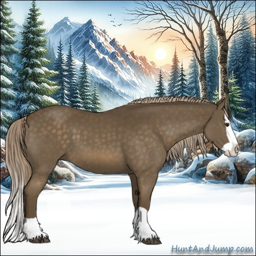 Horse Color:Chocolate Palomino Splash 