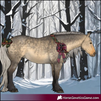 Horse Color:Silver Buckskin Dun 