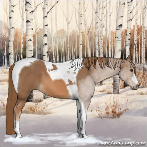 Horse Color:Chestnut Tobiano