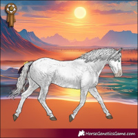 Horse Color:Silver Brown Pearl Snowflake Varnish 