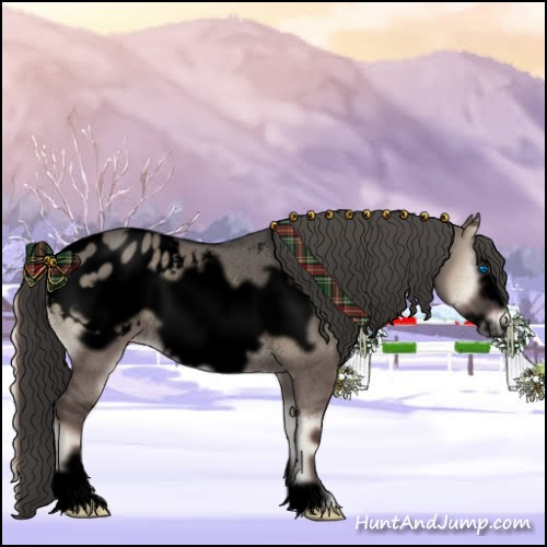 Horse Color:Void Grullo Onyx Frame Appaloosa Rabicano 
