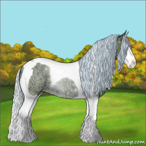 Horse Color:Watercolor Silver Buckskin Ice Splash Tobiano 