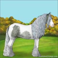 Horse Color:Watercolor Silver Buckskin Ice Splash Tobiano 