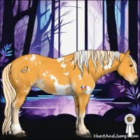 Horse Color:White Spotted Palomino 