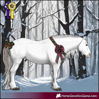 Horse Color:Black Tobiano Snowflake Varnish