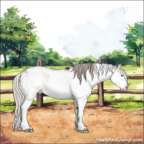 Horse Color:Silver Smoky Grullo Sabino 