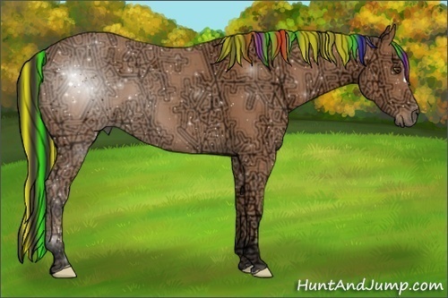Horse Color:Painted Buckskin Ice 