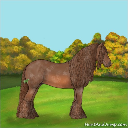 Horse Color:Chestnut Sabino