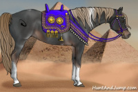 Horse Color:Liver Chestnut Tobiano 