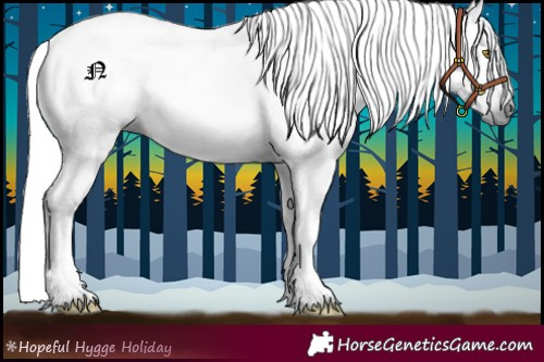 Horse Color:Gray Liver Chestnut Tobiano 