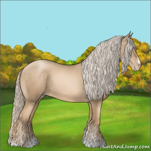 Horse Color:Chocolate Palomino Pearl Tobiano Frame  and Chocolate Palomino Pearl Tobiano Frame 