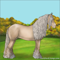 Horse Color:Chocolate Palomino Pearl Tobiano Frame  and Chocolate Palomino Pearl Tobiano Frame 