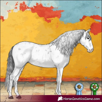 Horse Color:Black Sabino 