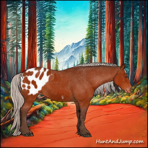 Horse Color:Silver Brown Appaloosa 