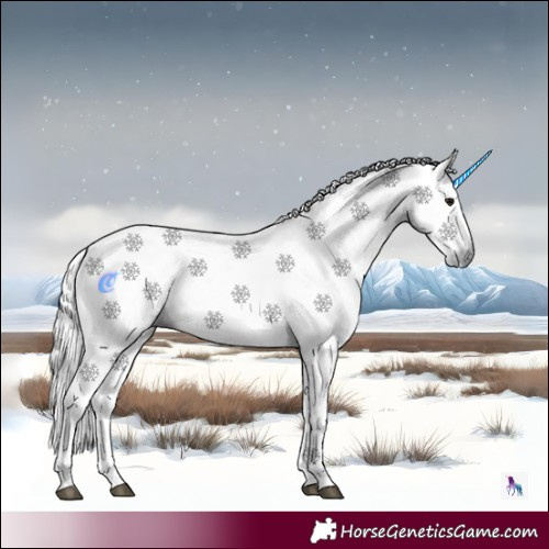 Horse Color:Gray Black Ice  and Gray Black Ice 