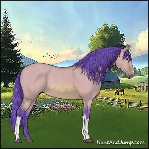 Horse Color:Watercolor Bay Dun 