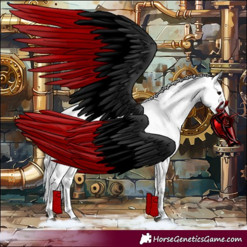 Horse Color:Gray Brown Tobiano Rabicano 