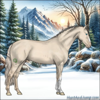 Horse Color:Cremello Dun 