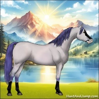 Horse Color:Watercolor Bay Dun Splash