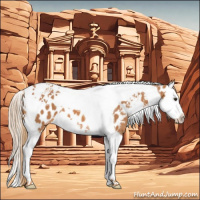 Horse Color:Chestnut Sabino Splash Tobiano Appaloosa 
